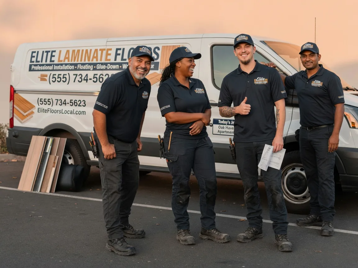 Laminate flooring installation company in Bisbee, ND